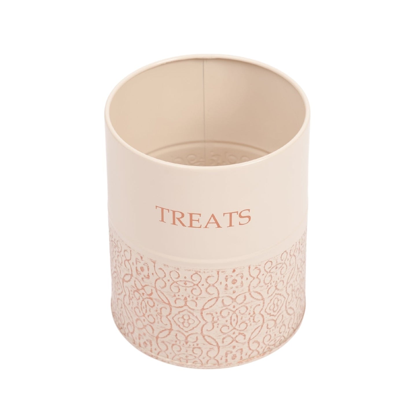 Country Living Dog Treat Canisters - Set of 2 Carbon Steel Jars with Bamboo Lids – White Swan Treat Jar American Pet Supplies