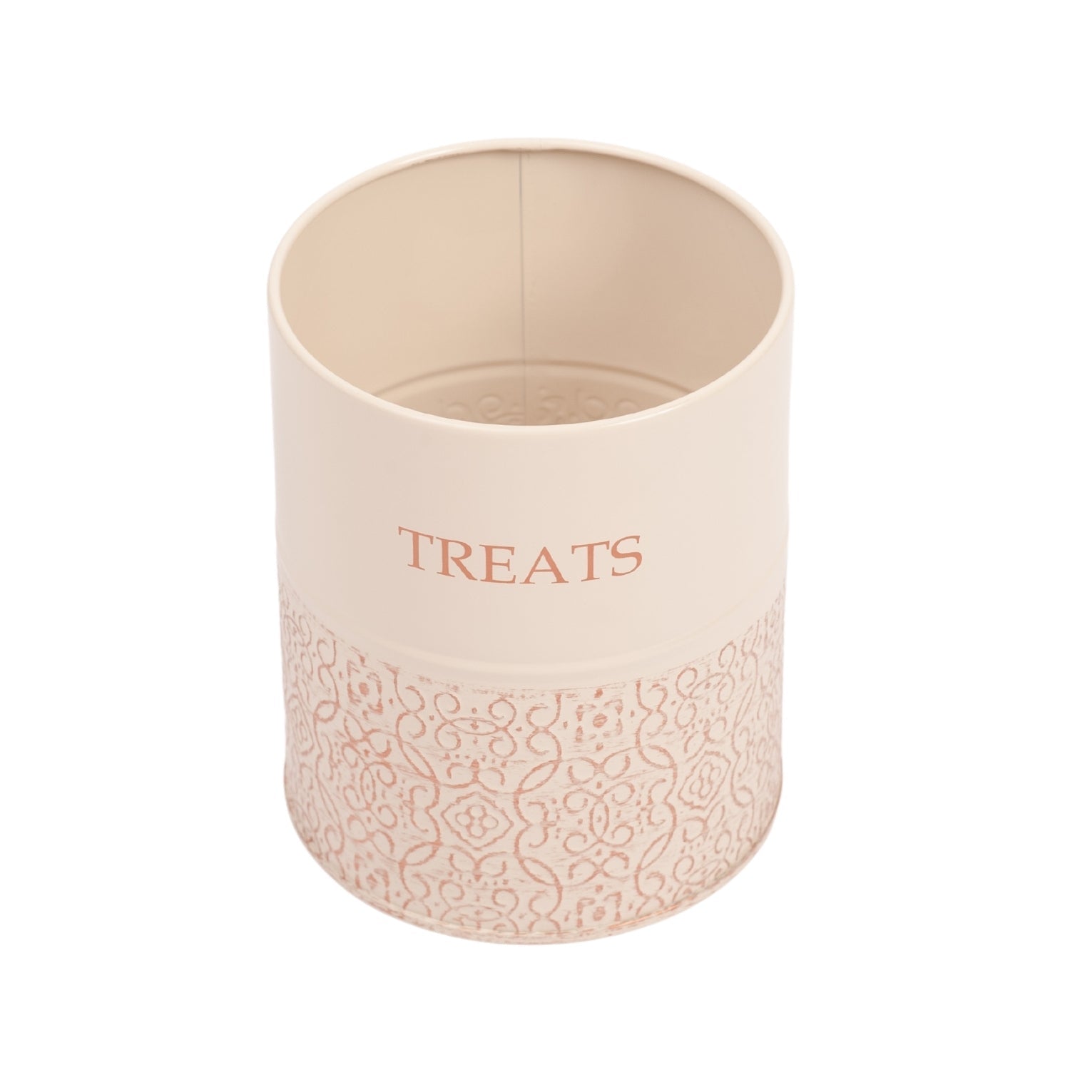 Country Living Dog Treat Canisters - Set of 2 Carbon Steel Jars with Bamboo Lids – White Swan Treat Jar American Pet Supplies