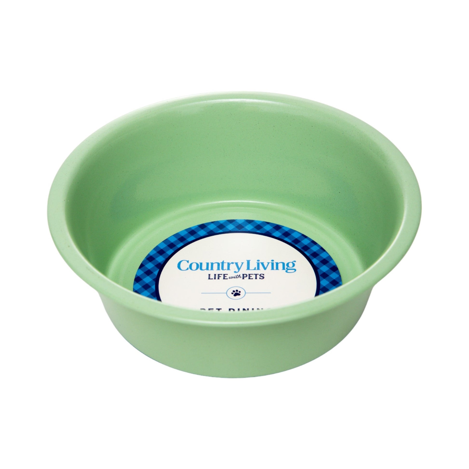 Country Living Set of 2 Coated Stainless Steel Heavy Dog Bowls - Ideal for Medium to Large Breeds Bowl American Pet Supplies