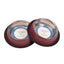 Country Living Set of 2 Ribbed Non-Slip Pet Bowls – Merlot Red 64 oz Ribbed Bowls American Pet Supplies