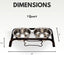 Country Living Rustic Dog Bone Elevated Feeder with 2 Stainless Steel Bowls Elevated Feeders American Pet Supplies