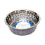 Country Living Set of 2 Hammered Stainless Steel Dog Bowls – Black Pearl Bowl American Pet Supplies