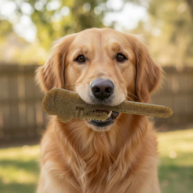 Pipe Wrench Nylon Dog Toy for Aggressive Chewers | USA Made | SodaPup Nylon Dog Toys SodaPup/True Dogs, LLC