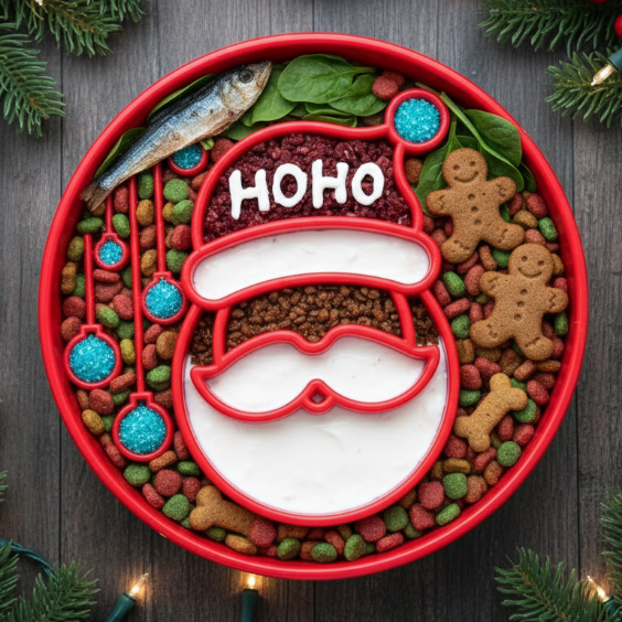Santa Christmas eBowl Deep Slow Feeder Dog Bowl for Enrichment | USA Made EBOWL SodaPup/True Dogs, LLC