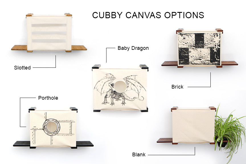 Cat Cubby for Wall - Covered Cat Bed Catastrophic Creations