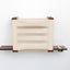Deluxe Cat Cubby Bed English Chestnut Bamboo Slotted Feeder Catastrophic Creations