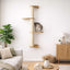 Wall Mounted Cat Climbing Pole - Sisal Cat Scratcher Catastrophic Creations