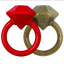 Diamond Ring Nylon Teething Ring for Puppies | Durable & USA Made Nylon Dog Toys SodaPup/True Dogs, LLC