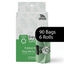 Dog Poop Bags – Poop Bags – Dog Bags | Folded Rolls 9" x 12" | Leak-Resistant | Made in USA | beyondGREEN 90 Count Dog Waste Bags beyondGREEN biotech™