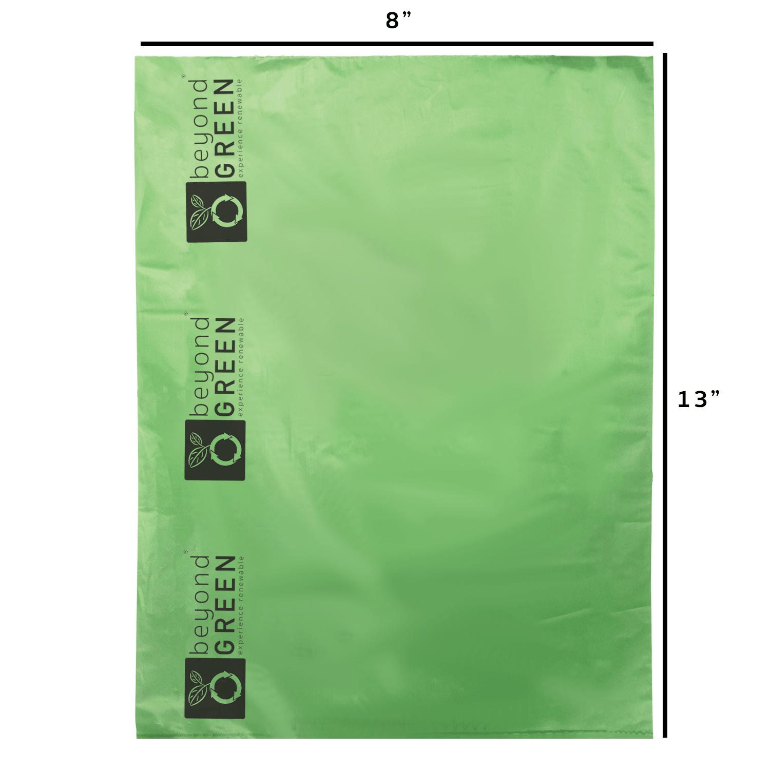 Dog Waste Bags – 200-Count Core Roll 8" x 13" | Bulk Refill | Made in USA | beyondGREEN Dog Waste Bags beyondGREEN biotech™