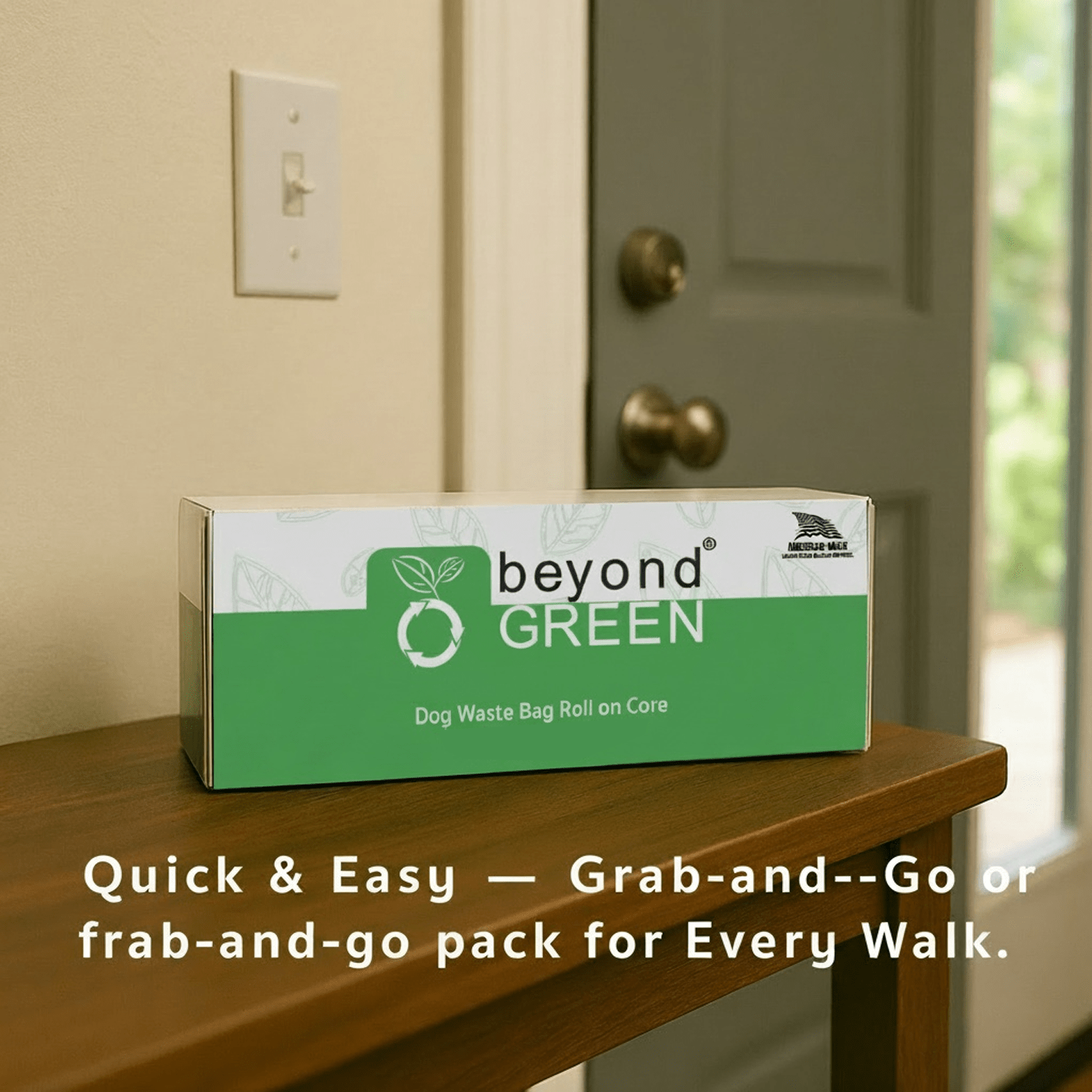 Dog Waste Bags – 200-Count Core Roll 8" x 13" | Bulk Refill | Made in USA | beyondGREEN Dog Waste Bags beyondGREEN biotech™