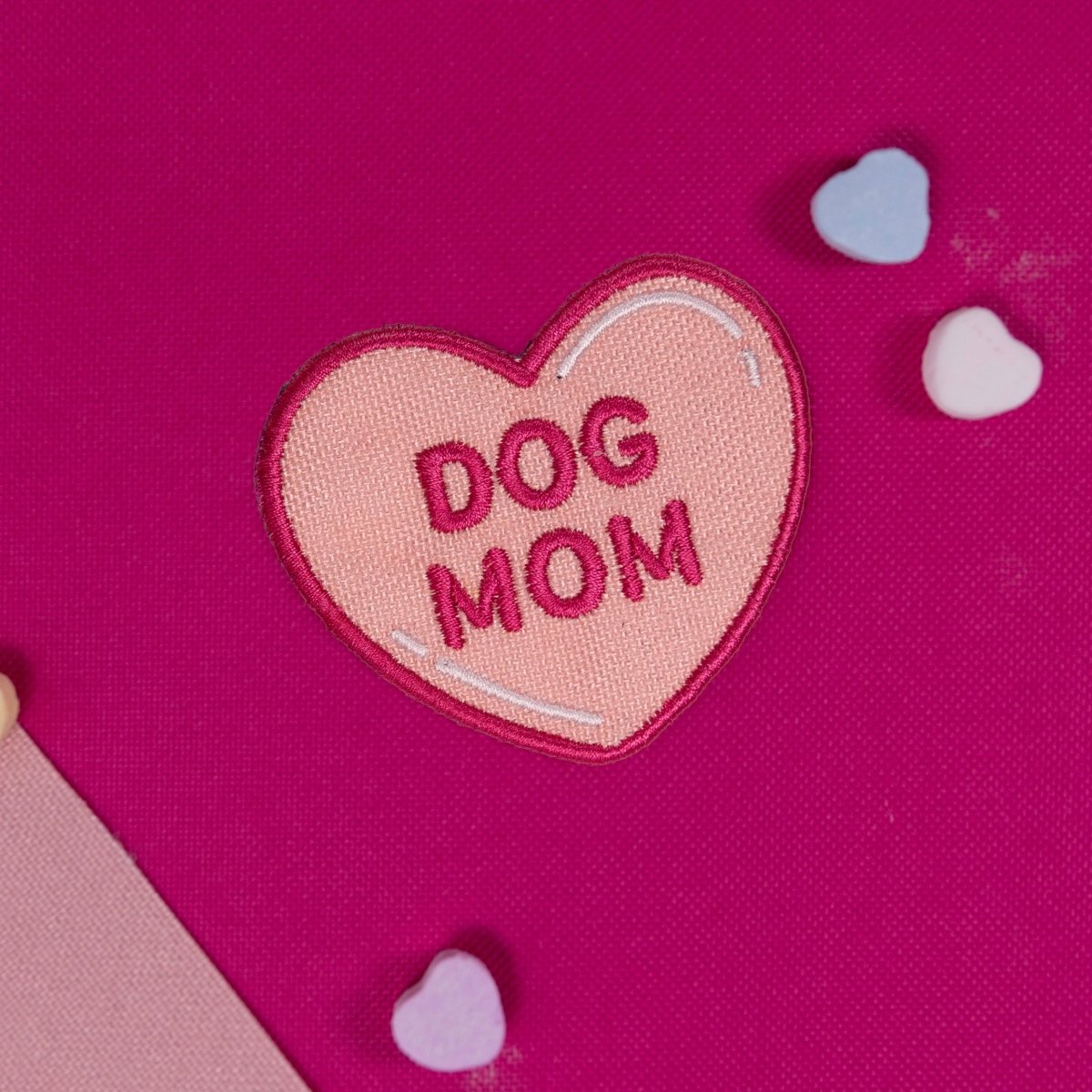 Dog Mom Heart Patch Pink K9 Sport Sack