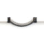 Double Cat Hammock and Climbing Bridge Combo Onyx Bamboo Natural Canvas 34" Cat Bridge Catastrophic Creations