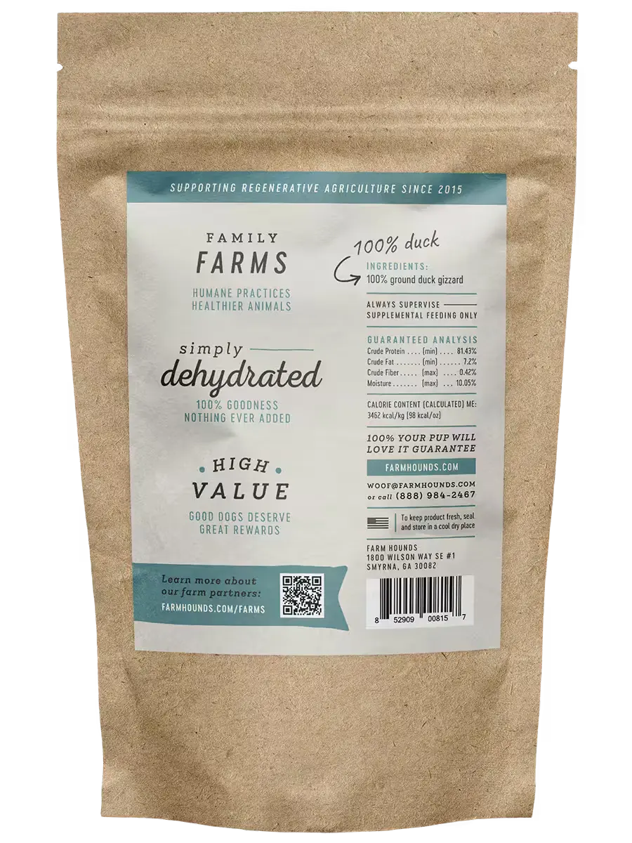 Duck Gizzard Sticks Gizzards Farm Hounds