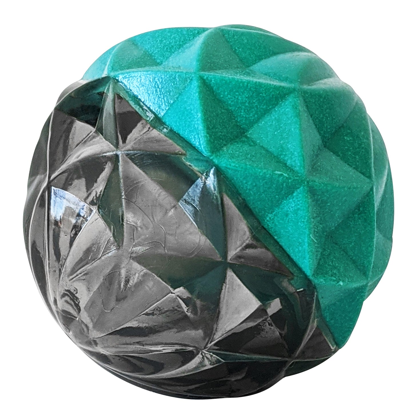 Country Living Geometric Textured Ball Dog Chew Toy, Interactive Rubber Toy for Mental Stimulation – Small Chew Toys American Pet Supplies