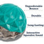 Country Living Geometric Textured Ball Dog Chew Toy, Interactive Rubber Toy for Mental Stimulation – Small Chew Toys American Pet Supplies