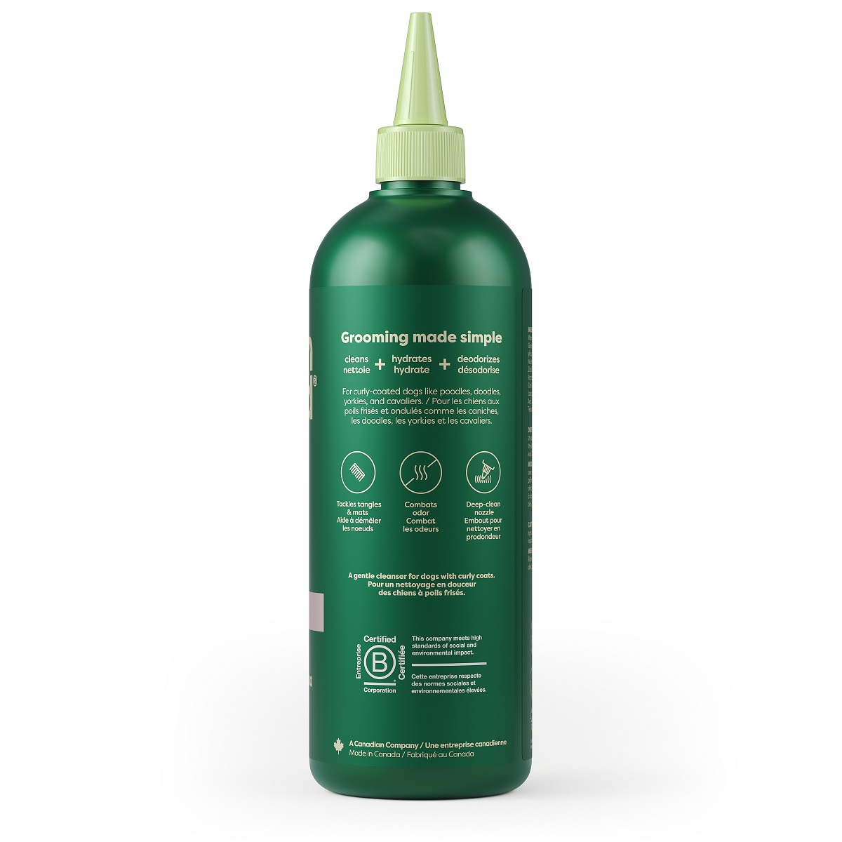 Earth Rated 3 in 1 Dog Shampoo Curly Coat 16oz Dog Grooming Earth Rated