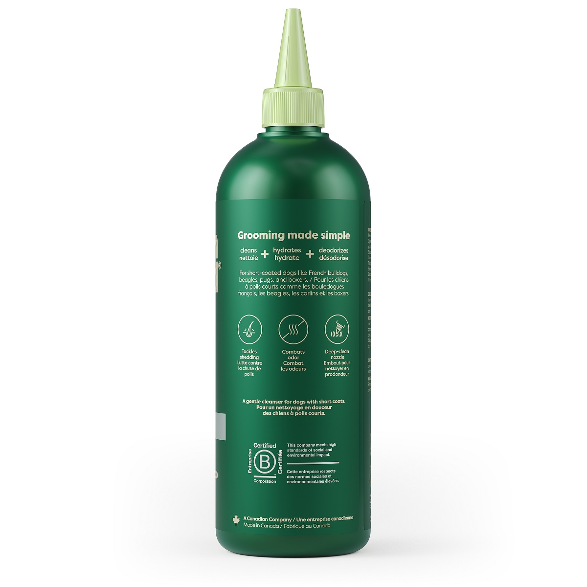 Earth Rated 3 in 1 Dog Shampoo Short Coat 16oz Dog Grooming Earth Rated