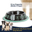 Non-Skid Boho Stainless Steel Dog Bowl – with Whimsical Unicorn Design, Silicone Base for Medium Dogs – 24oz Bowl American Pet Supplies