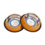 Country Living Set of 2 Ribbed Non-Slip Pet Bowls – Golden Yellow 64 oz Ribbed Bowls American Pet Supplies