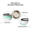 Deep Dog Bowl – Stainless Steel Bowl, Ideal for Small, Medium & Large Dogs – Mint Green Deep Bowls American Pet Supplies