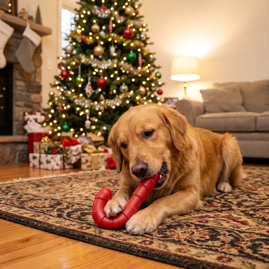 Candy Cane Nylon Dog Toy for Aggressive Chewers | USA Made | SodaPup Nylon Dog Toys SodaPup/True Dogs, LLC