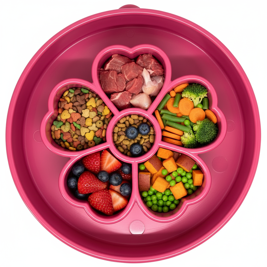 Flower eBowl Deep Slow Feeder Dog Bowl for Enrichment | USA Made EBOWL SodaPup/True Dogs, LLC