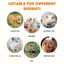 Natural Timothy Hay and Flowers Teething Toys: Suitable For Hamsters, Rabbits, Mice And Other Small Animals rabbit treat Dahlia Pets