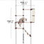 The Deluxe Cat Fort - Modern Cat Condo Cat Condo Catastrophic Creations