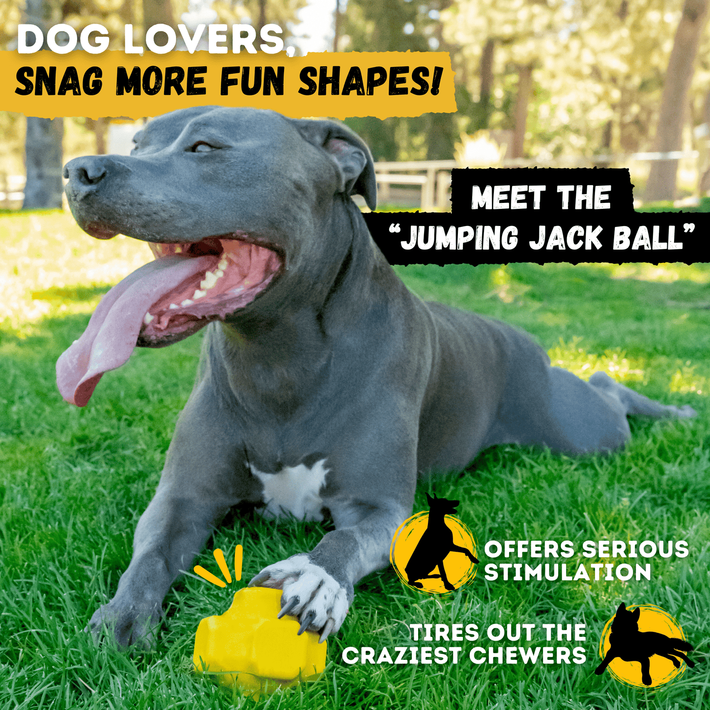 Giant Halo Ball™ Monster K9 Dog Toys