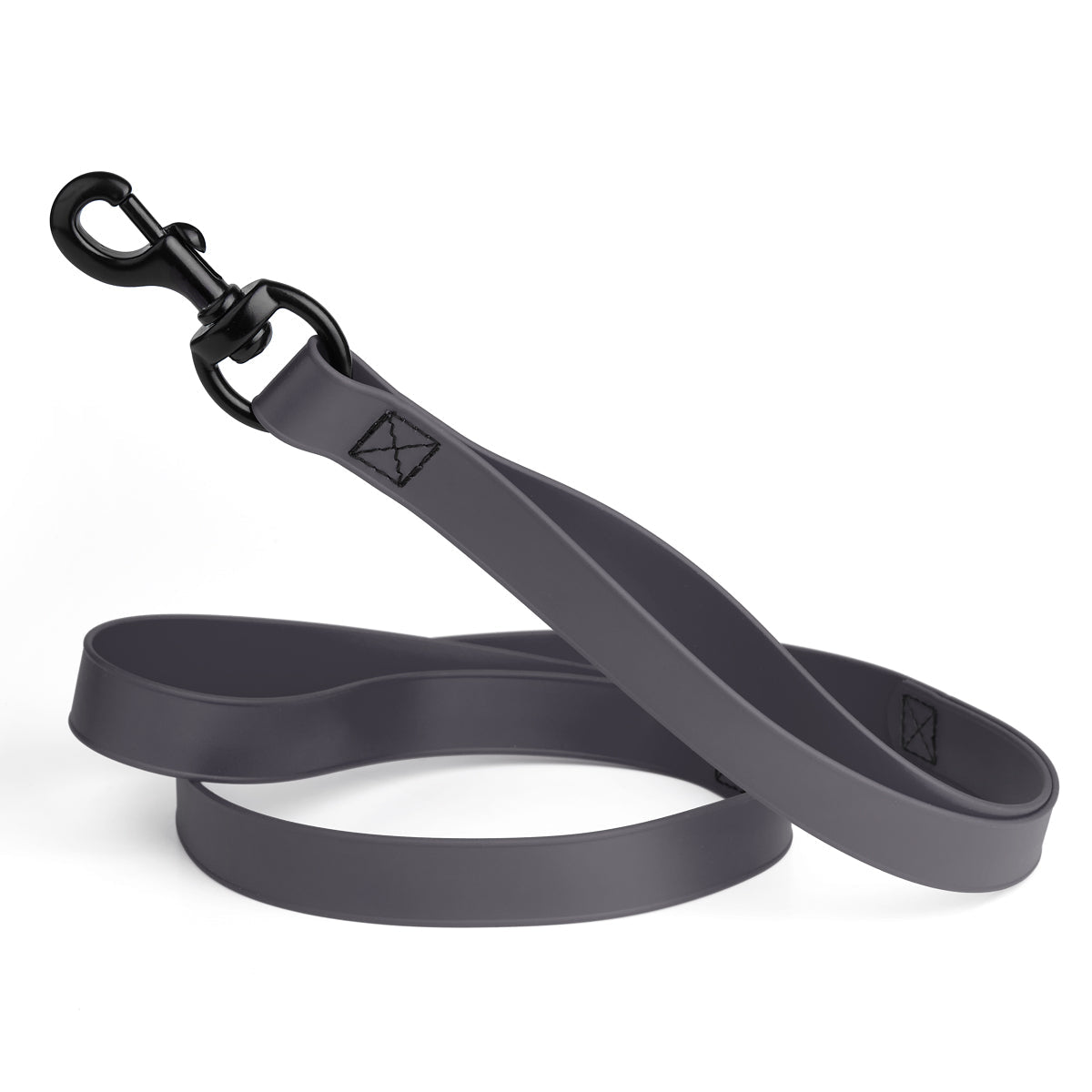 Biothane Waterproof Multi-Handle Dog Leash Battleship Gray Dog Leashes Dogline