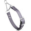 Biothane Adjustable Martingale Collar with Metal Buckle Battleship Gray Dog Collars Dogline