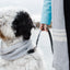 Cashmere Blend Scarf sets for Pets and their humans, Heather Grey BANDANA BESPOKE PAWS