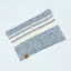 Cashmere Blend Scarf sets for Pets and their humans, Heather Grey SMALL BANDANA BESPOKE PAWS