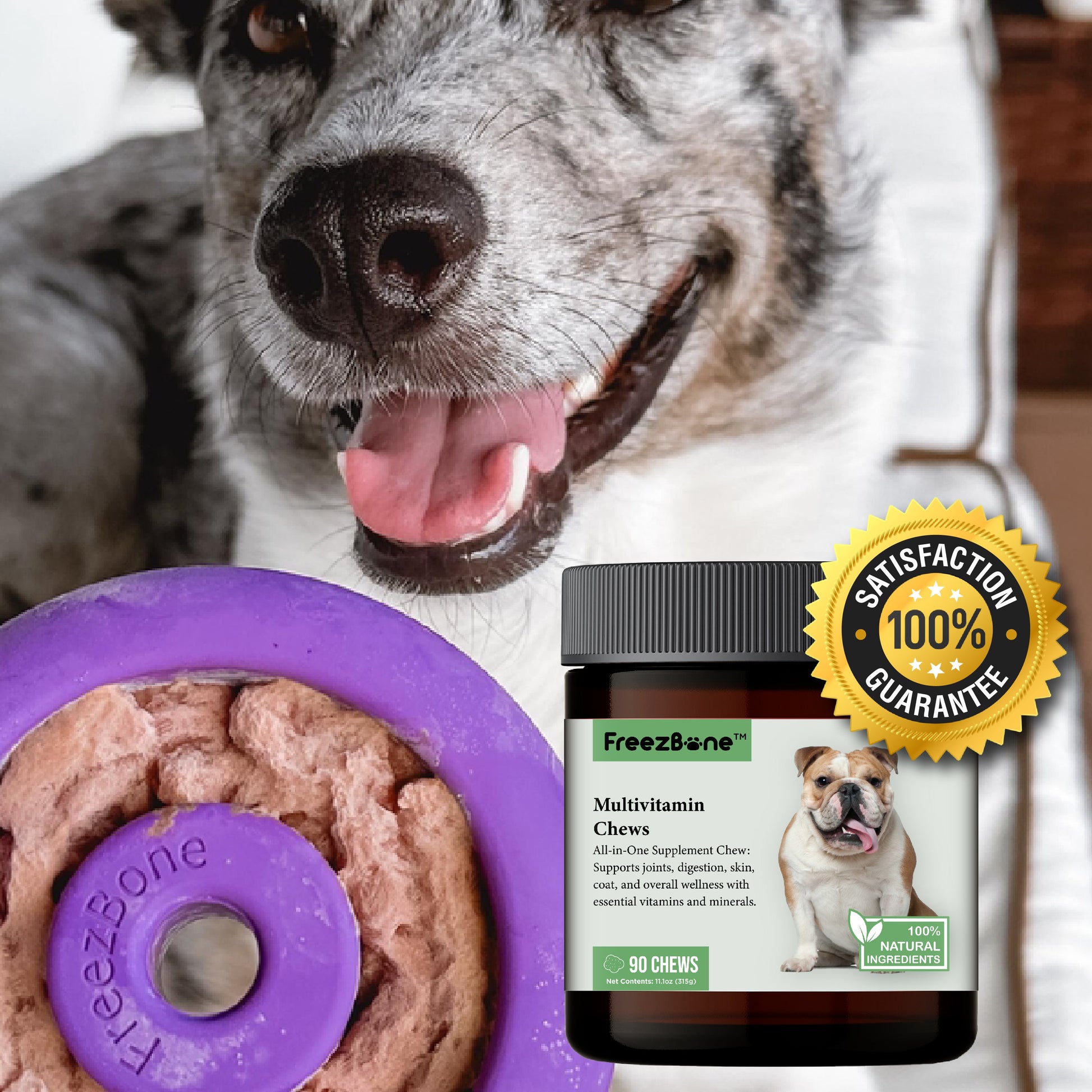 Multivitamins Chews (90 Chews) Freezbone