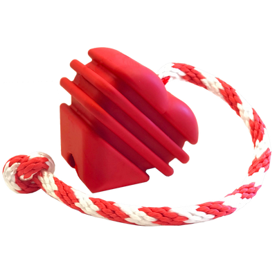 Heart on a String Dog Toy - Durable Rubber Tug Toy for Large Dogs | USA Made LARGE HEART-ON-A-STRING TOY Rubber Dog Toys SodaPup/True Dogs, LLC