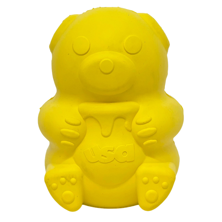Honey Bear eDispenser - Durable Rubber Treat Dispenser for Dogs | USA Made Rubber Dog Toys SodaPup/True Dogs, LLC