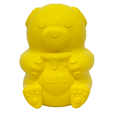 Honey Bear eDispenser - Durable Rubber Treat Dispenser for Dogs | USA Made Rubber Dog Toys SodaPup/True Dogs, LLC