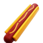 Hot Dog Nylon Dog Toy for Aggressive Chewers | USA Made | SodaPup Nylon Dog Toys SodaPup/True Dogs, LLC