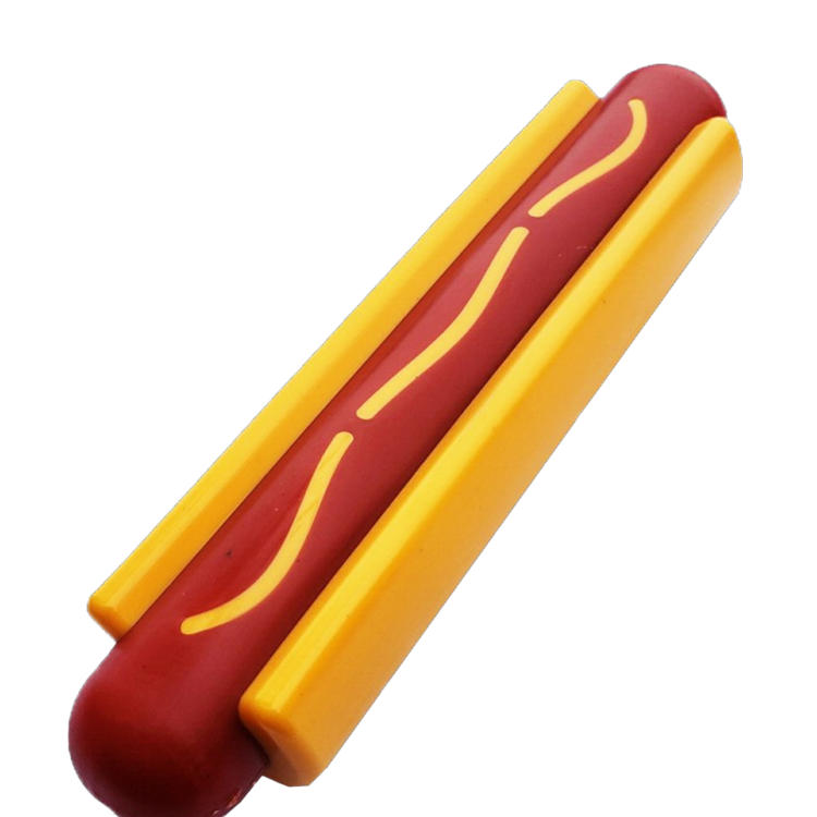 Hot Dog Nylon Dog Toy for Aggressive Chewers | USA Made | SodaPup Nylon Dog Toys SodaPup/True Dogs, LLC