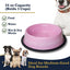 I LOVE YOU SO MUCH Modern Stainless Steel Dog Bowl – 24oz Pet Suppplies American Pet Supplies