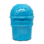 Ice Cream Cone Rubber Dog Chew Toy for Power Chewers | USA Made | SodaPup Large Ice Cream Cone - blue Rubber Dog Toys SodaPup/True Dogs, LLC