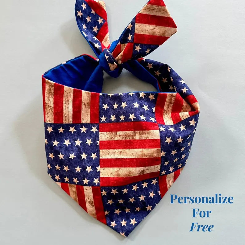 USA Dog Bandana Dog Bandana Happy Tails Outfitters