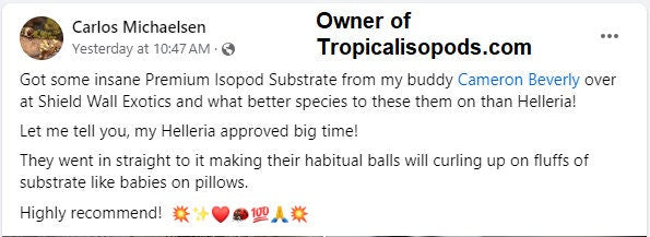 Premium Isopod Substrate - Nutrient-Rich Bioactive Terrarium Mix Soil Shield Wall Exotics