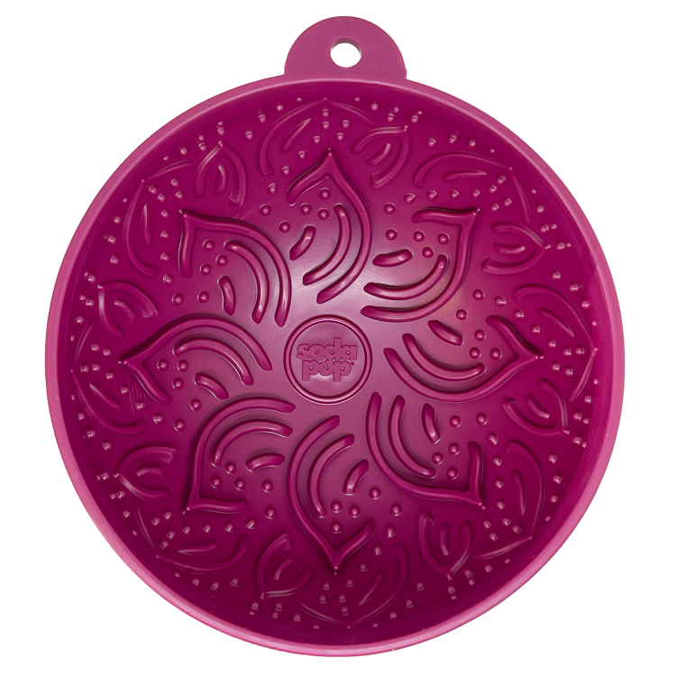 Garden of Eatin' Tipsy Bowl - Wobble Lick Mat for Dogs & Cats | USA Made Plum Garden of Eatin' Tipsy Bowl EMAT SodaPup/True Dogs, LLC