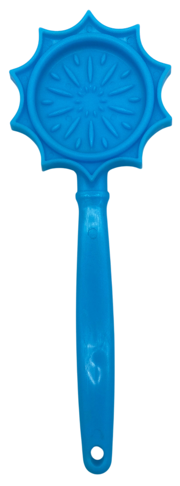 eStick Hand-Held Dog Enrichment Target Training Toy - Interactive Lick Stick | USA Made Flower Lick Stick - Light Blue EMAT SodaPup/True Dogs, LLC
