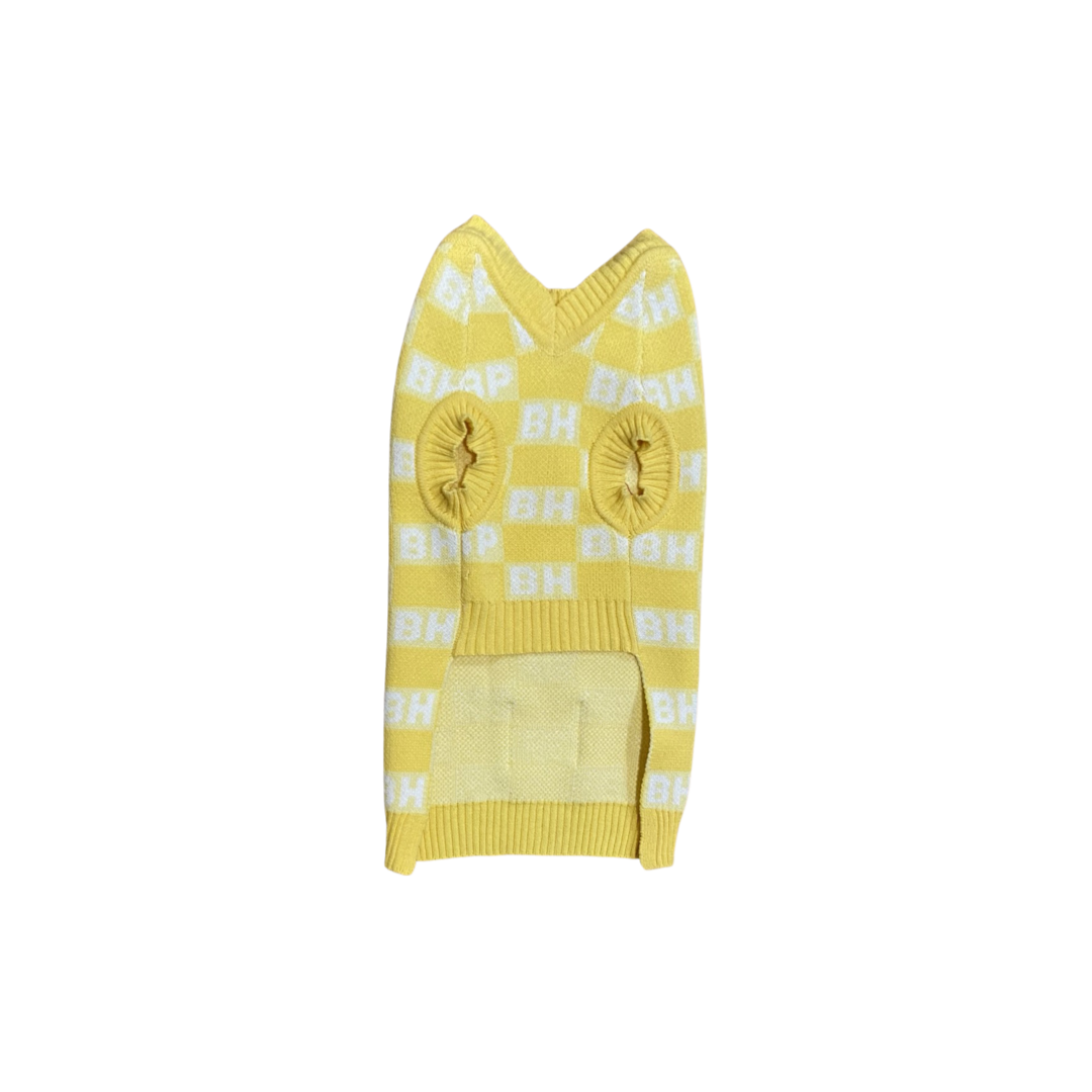 BP X BH Check Sweater vest Sweaters BESPOKE PAWS