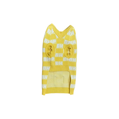 BP X BH Check Sweater vest Dog Sweaters BESPOKE PAWS
