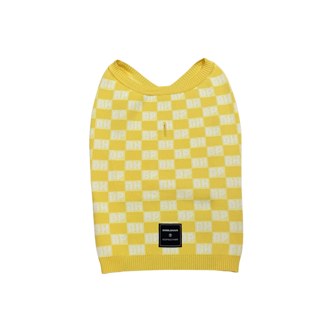 BP X BH Check Sweater vest Sweaters BESPOKE PAWS