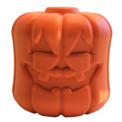 Jack O' Lantern Dog Toy - Durable Halloween Chew Toy for Large Dogs | USA Made Large Jack-O-Lantern Toy Rubber Dog Toys SodaPup/True Dogs, LLC